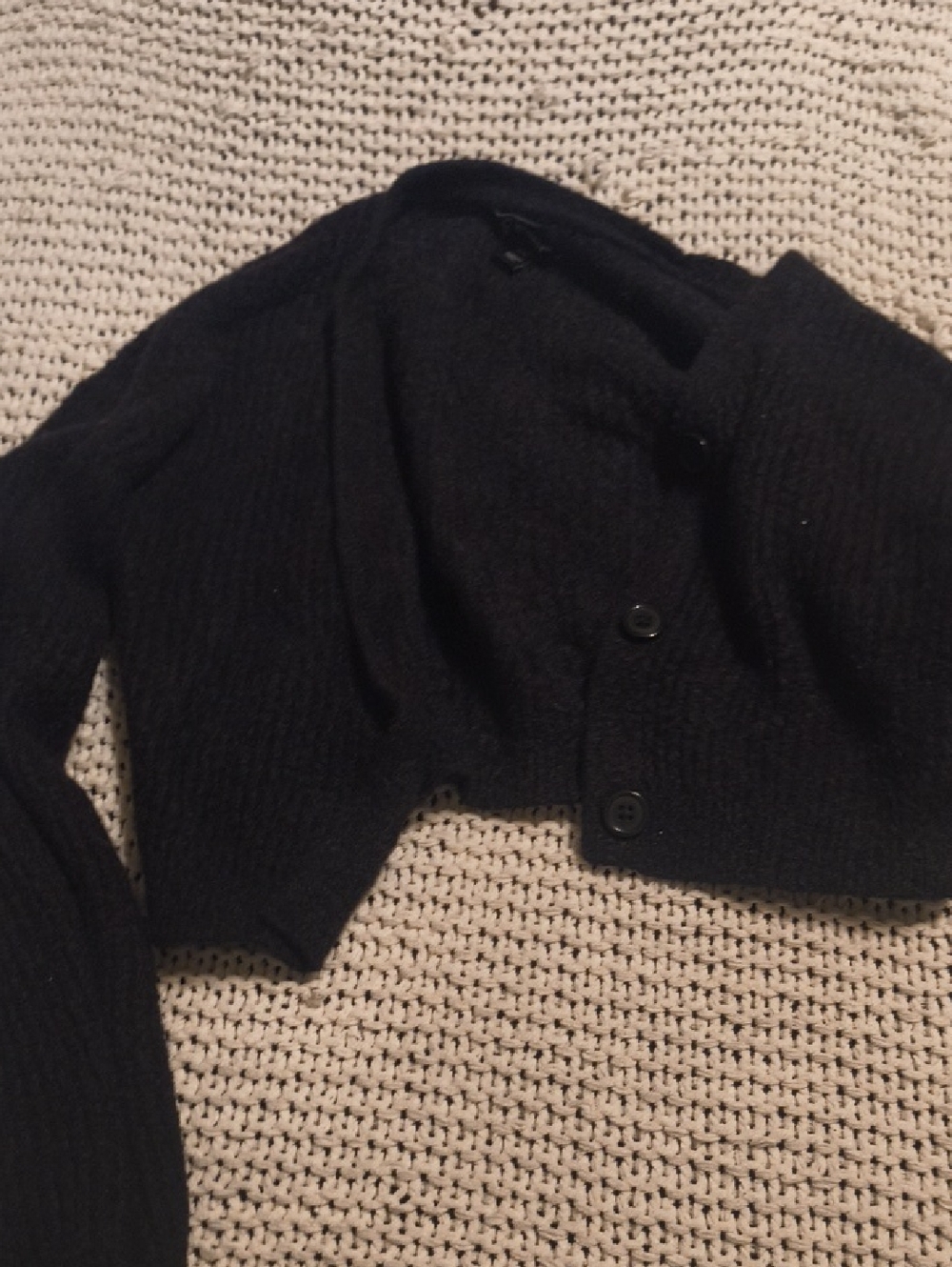 Art Class Black Cardigan Medium